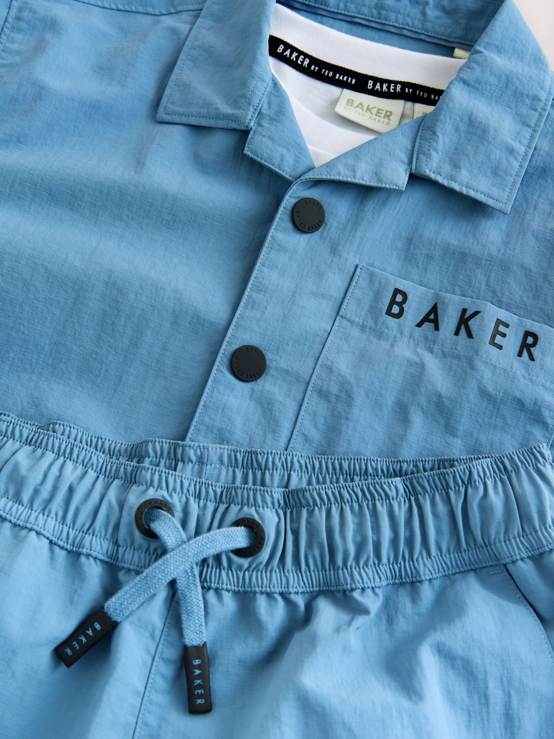Comprar Baker by Ted Baker azul camisas, t-shirt e conjunto curto