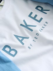 Baker by Ted Baker Blue Shirt, T-Shirt and Shorts Set - Image 16 of 16