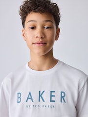 Baker by Ted Baker Blue Shirt, T-Shirt and Shorts Set - Image 7 of 16