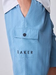 Baker by Ted Baker Blue Shirt, T-Shirt and Shorts Set - Image 8 of 16