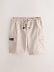 Baker by Ted Baker Stone Woven Cargo Shorts - Image 6 of 10