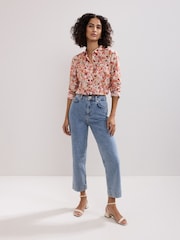 Phase Eight Orange Maddelena Shirt - Image 1 of 6