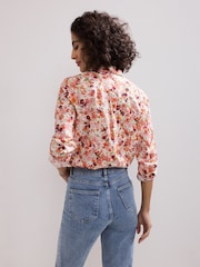 Phase Eight Orange Maddelena Shirt - Image 2 of 6