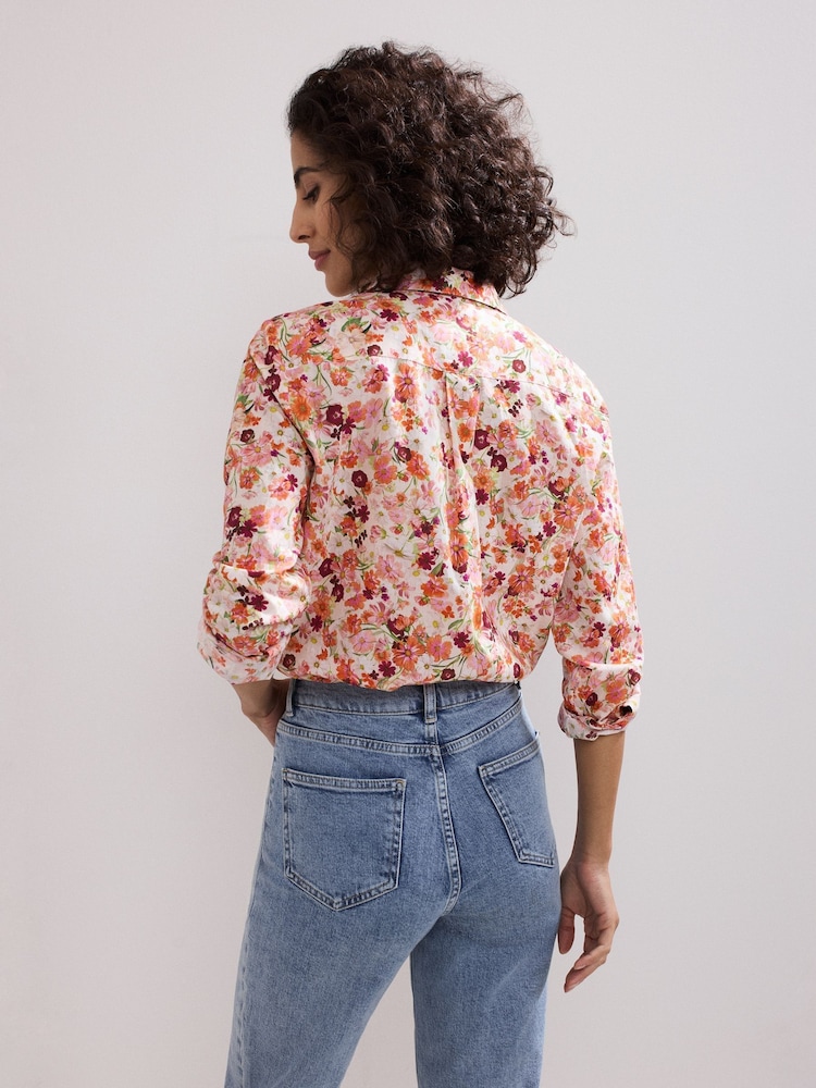 Phase Eight Orange Maddelena Shirt - Image 2 of 6