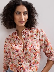 Phase Eight Orange Maddelena Shirt - Image 4 of 6