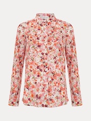 Phase Eight Orange Maddelena Shirt - Image 6 of 6