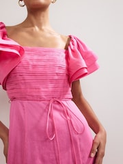Phase Eight Pink Rhianna Midi Dress - Image 6 of 7