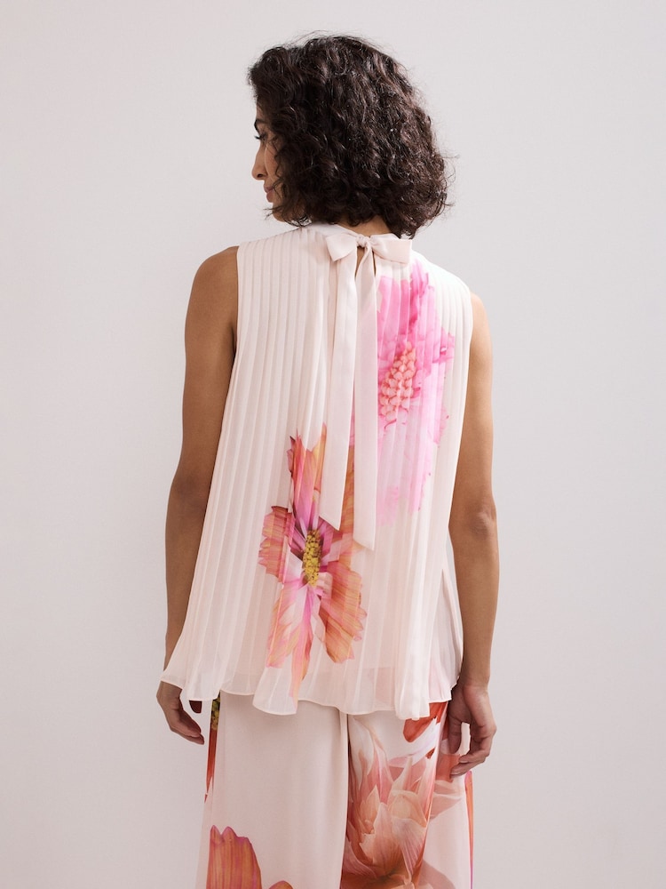 Phase Eight White Ember Floral Print Blouse - Image 2 of 7 Phase Eight White Ember Floral Print Blouse - Image 2 of 7