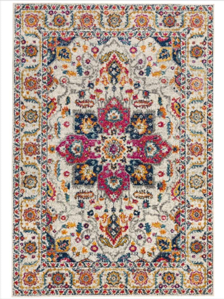 White Nova Oriental Rug - Image 1 of 5