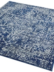 Navy Nova Oriental Rug - Image 4 of 5