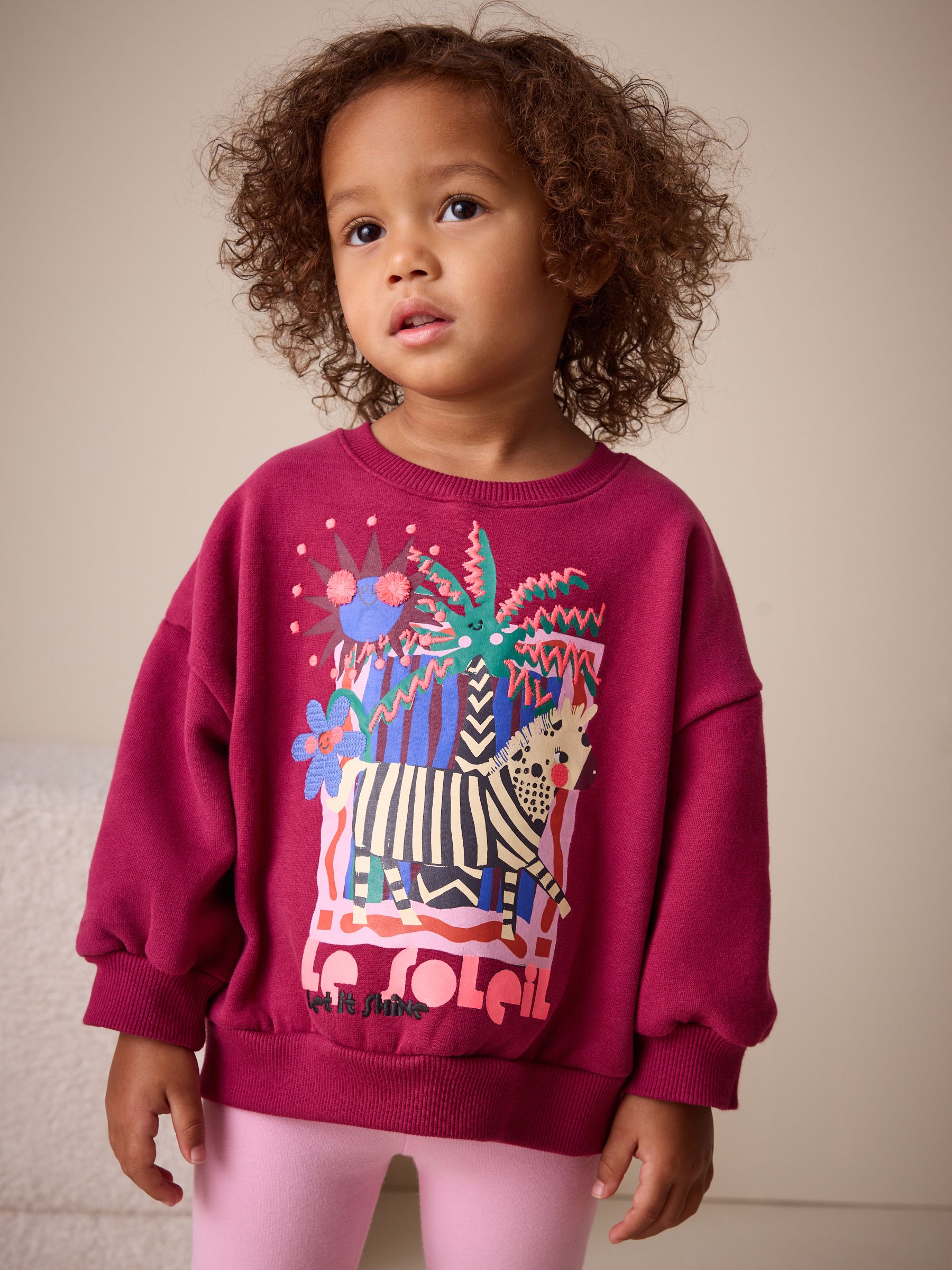 Buy Burgundy Red Zebra Crew Neck Sweatshirt (3mths-7yrs) from Next USA Buy Burgundy Red Zebra Crew Neck Sweatshirt (3mths-7yrs) from Next USA