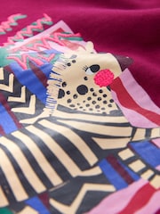 Zèbre rouge bordeaux - Sweat-shirt col rond (3mois -7ans) - Image 8 de 8