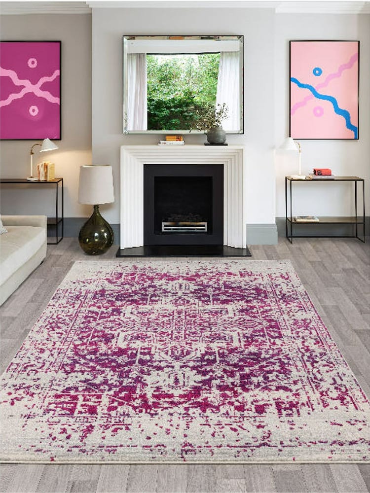 Pink Nova Oriental Rug - Image 1 of 4