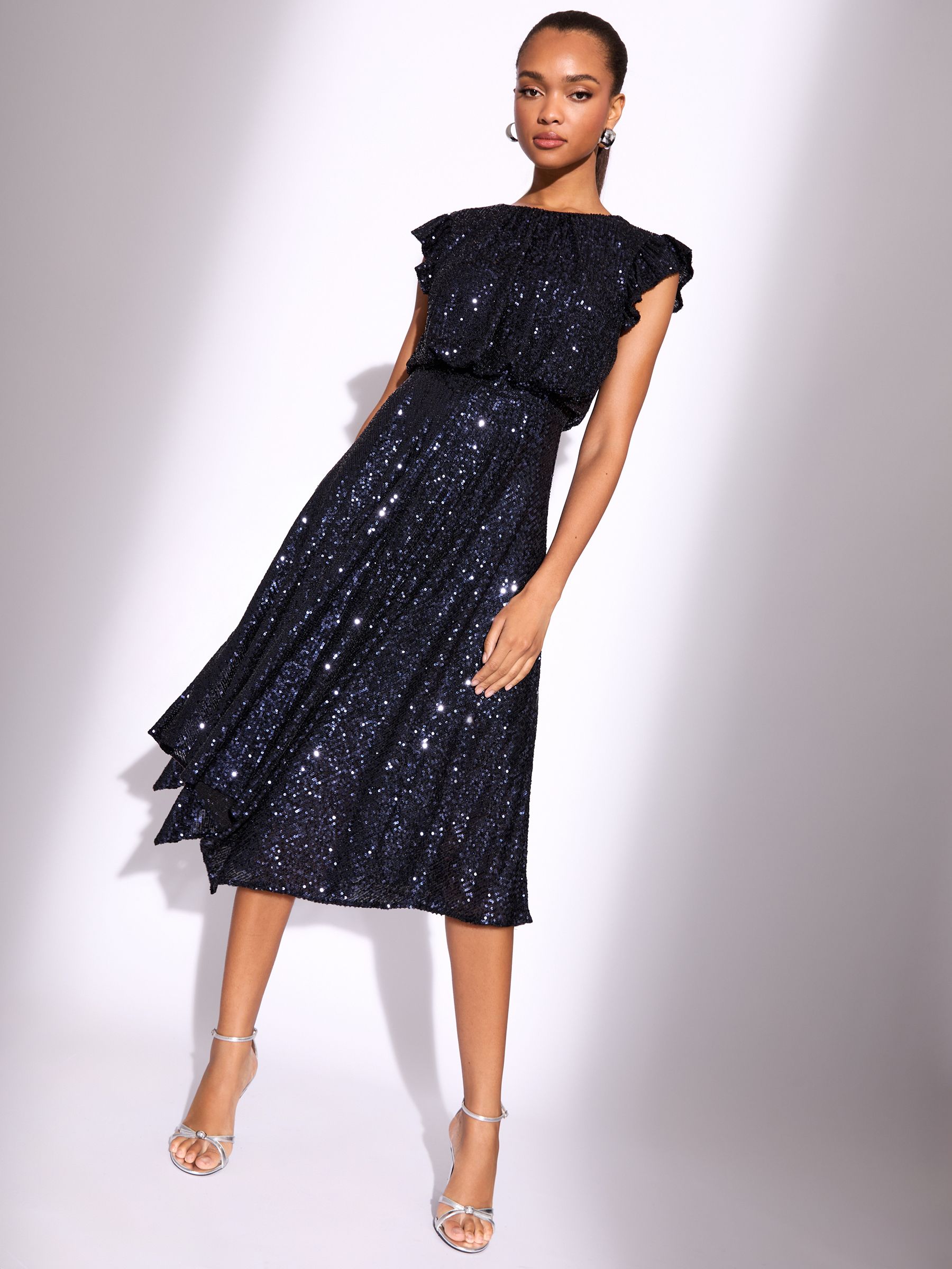 slim fit dress slacks Ethnic Patterned Regular Midi Dress main image 1