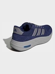 adidas Blue/Grey Cloudfoam Cuxxion 80s Trainers - Image 2 of 8