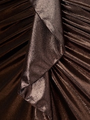 Adrianna By Adrianna Papell Foiled Jersey Midi Dress - Image 6 of 6