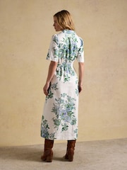 أبيض أزرق - Joules Marina Knot Dress - صورة 2 من 8