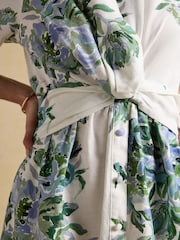 أبيض أزرق - Joules Marina Knot Dress - صورة 6 من 8