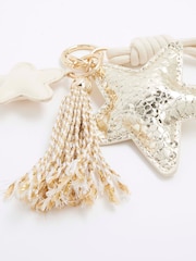River Island Cream Star Charm Bag - Image 3 of 3