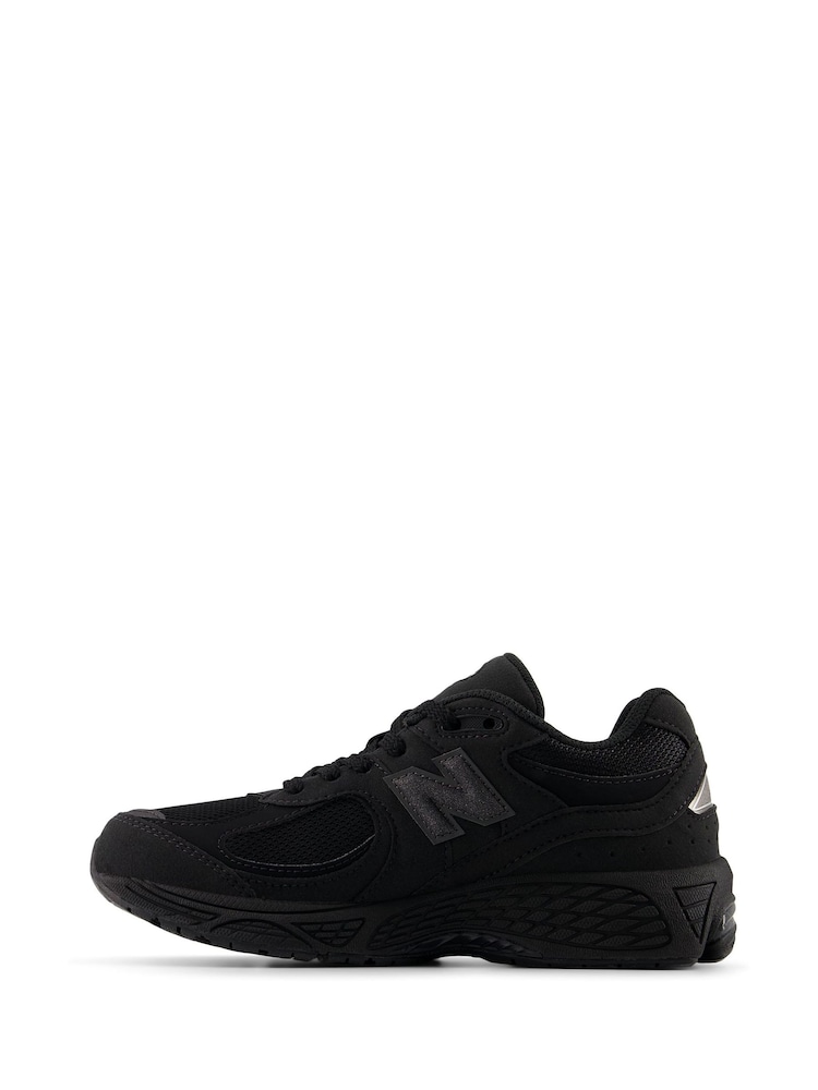 New Balance Black Youth 2002 Trainers - Image 2 of 6