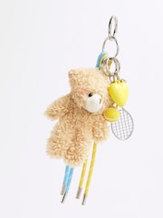 River Island Blue Teddy Charm Bag - Image 1 of 2