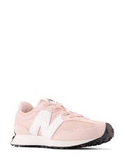 New Balance Pink Junior 327 Trainers - Image 3 of 6