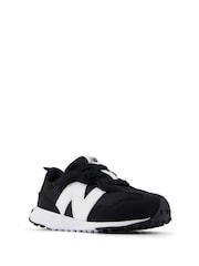New Balance Black/White Infant 327 Trainers - Image 6 of 7