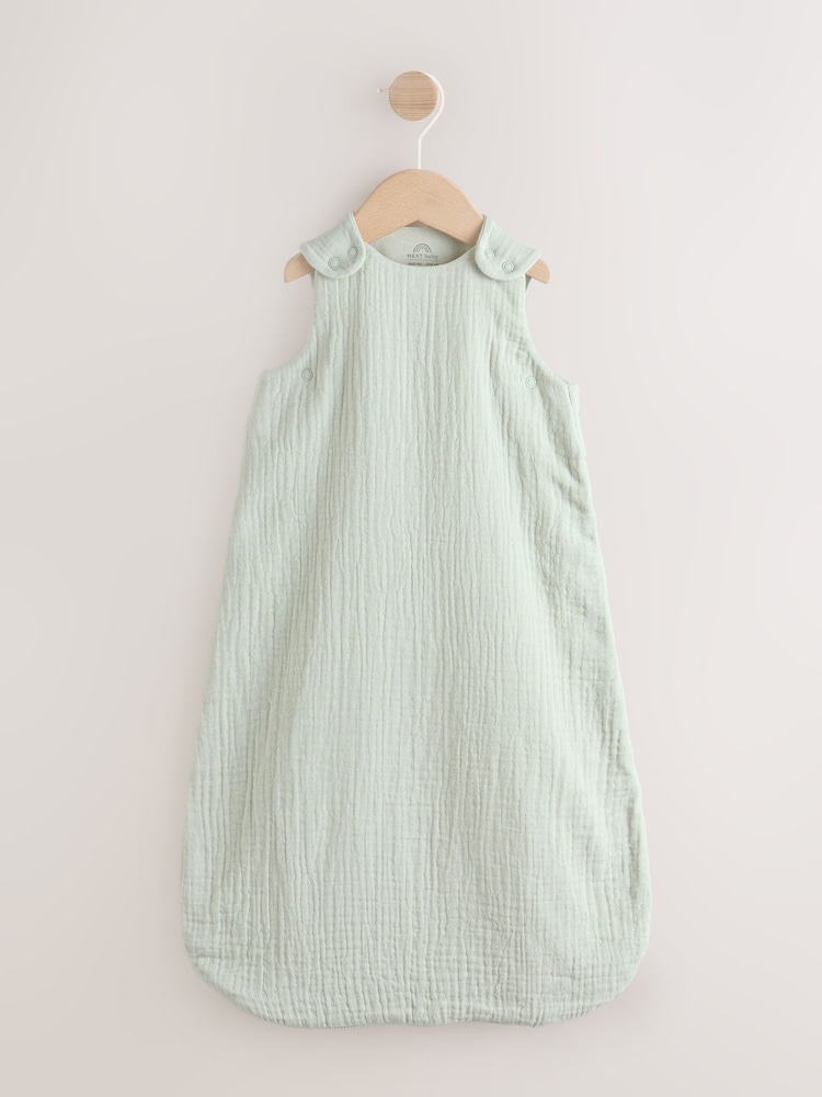 Muslin 1 Tog Baby Sleep Bag - 圖片 1，共 8