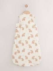 Neutral Hamish The Highland Cow 2.5 Tog Sleevless Baby Sleepbag - Image 2 of 8