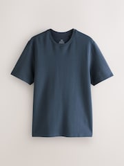 Grey Slate Regular Fit Smart Soft Touch Heavyweight T-Shirt - Image 6 of 8