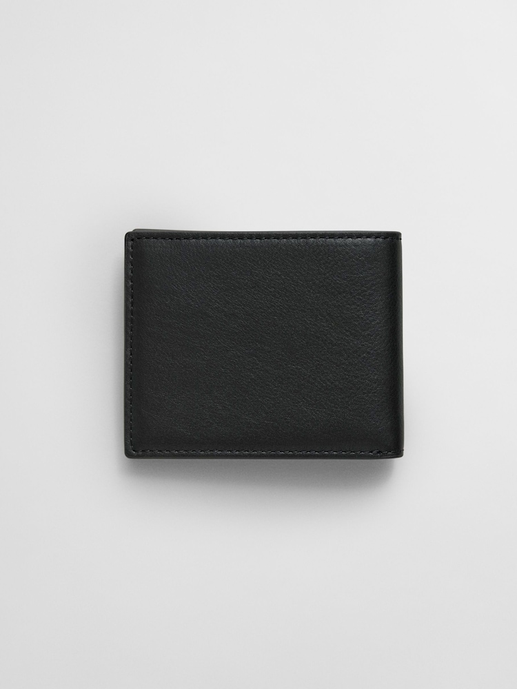GANT Black Leather Bifold Wallet - Image 2 of 4