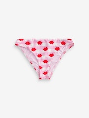 Eleanor Bowmer Pink/White Lips High Leg Briefs - Image 6 of 8