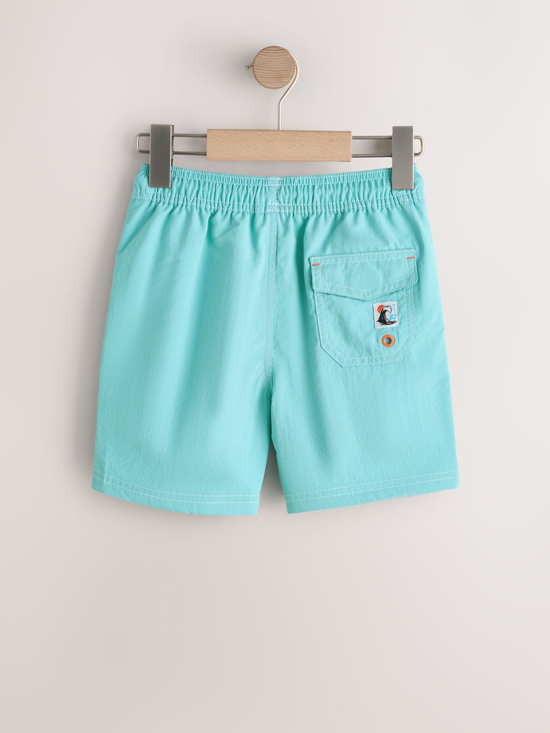 Buy Turquoise Blue Contrast Stitch Swim Shorts (3-16yrs) from Next USA
