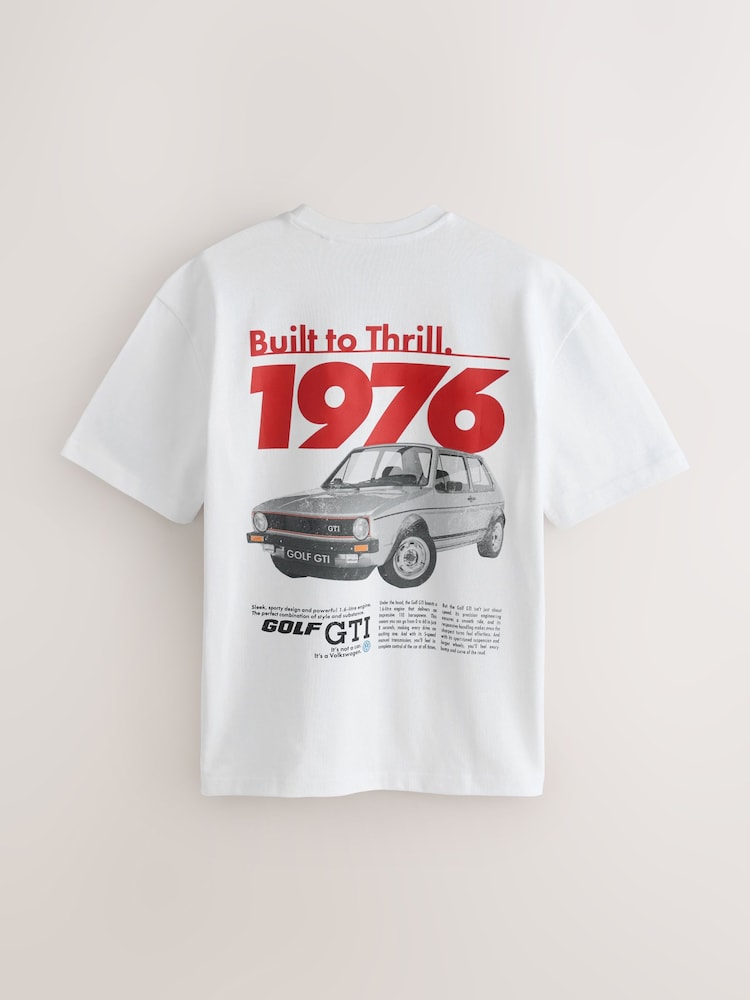 White Hot Hatch Car Graphic T-Shirt - Image 2 of 4 White Hot Hatch Car Graphic T-Shirt - Image 2 of 4