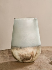 Nkuku Smoke Ngolo  Glass Vase - Image 1 of 4