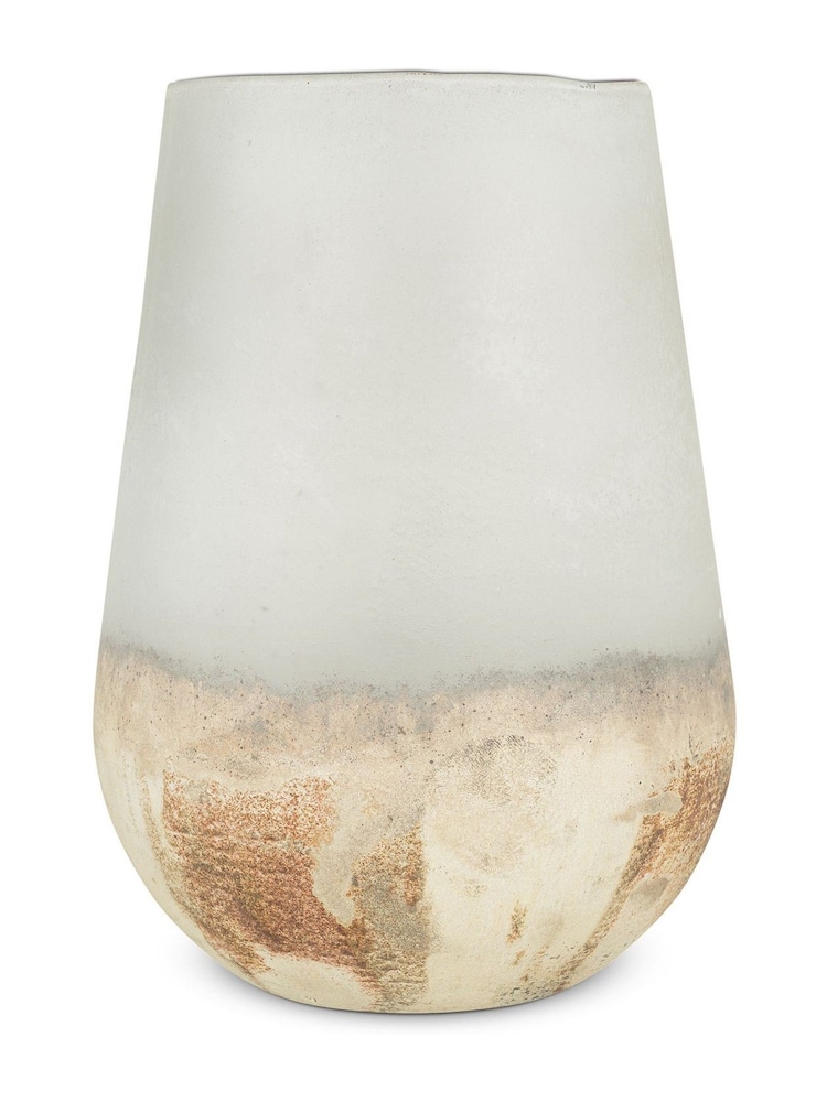 Nkuku Smoke Ngolo Glass Vase - Image 4 of 4 Nkuku Smoke Ngolo Glass Vase - Image 4 of 4