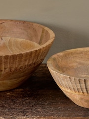 Nkuku Natural Gavivi Mango Wood Bowl - Image 3 of 4