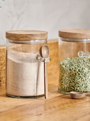 Nkuku Clear Kossi Storage Jar - Image 2 of 3