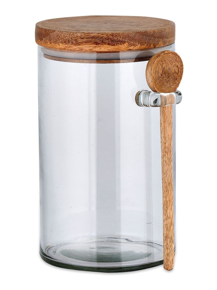 Nkuku Clear Kossi Storage Jar - Image 3 of 3 Nkuku Clear Kossi Storage Jar - Image 3 of 3