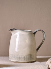 Nkuku Cream Malia Jug - Image 1 of 3