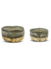 Nkuku Grey Janka Glass Tealights Set of 2 - Image 5 of 5