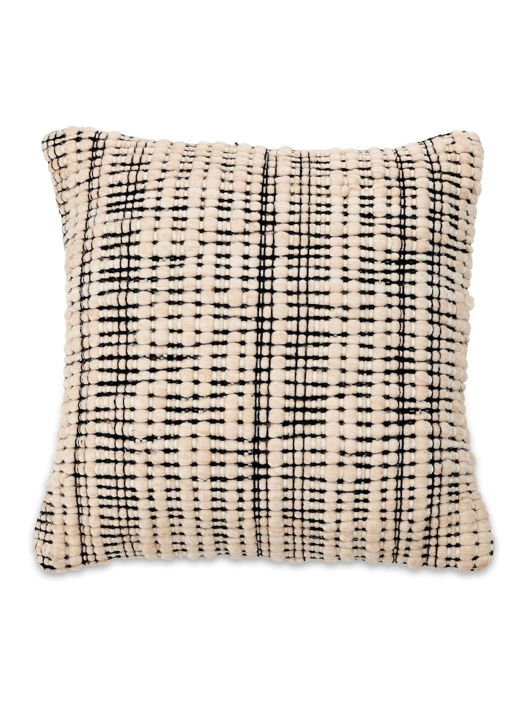 Nkuku White Mika  Sqaure Cushion Cover - Image 3 of 3