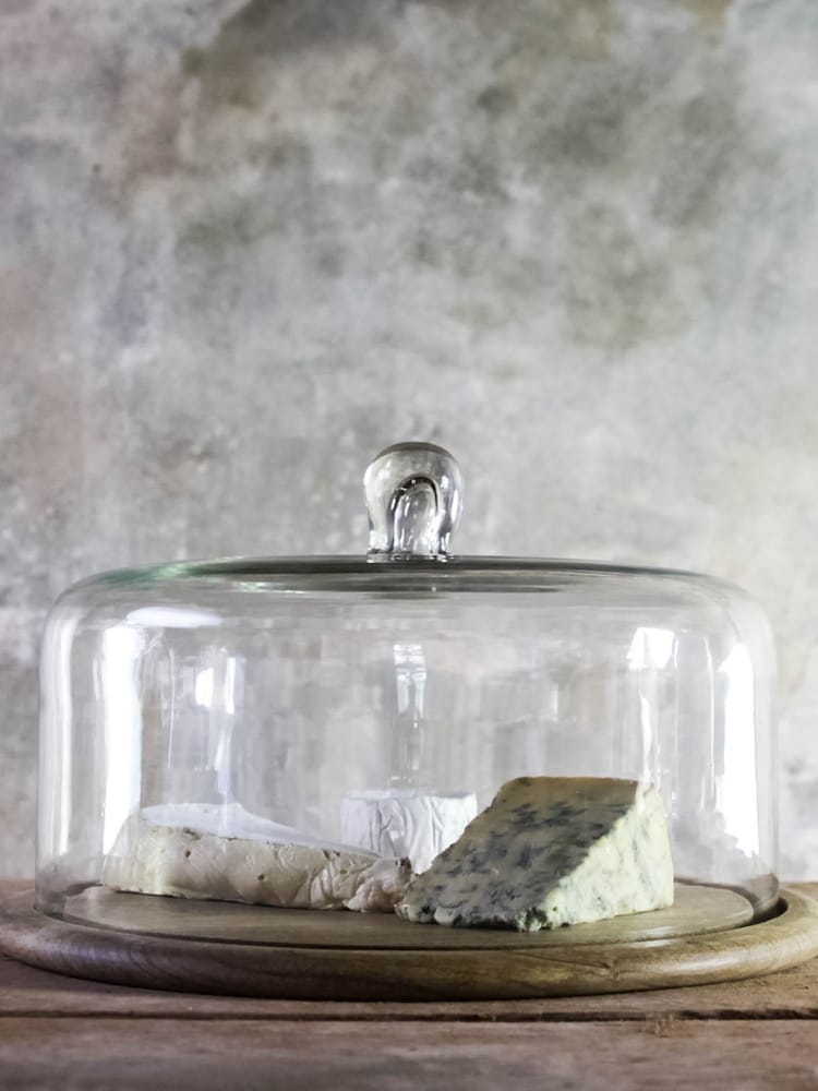 Nkuku Clear Glass Cake Dome Stand - Image 2 of 2