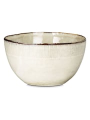 Nkuku Cream Malia Serving Bowl - Image 3 of 3