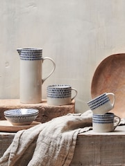 Nkuku Blue Indigo Drop Mug - Image 2 of 3