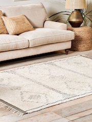Nkuku Natural Mureu Rectangular Rug - Image 1 of 5