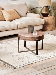 Nkuku Natural Mureu Rectangular Rug - Image 2 of 5