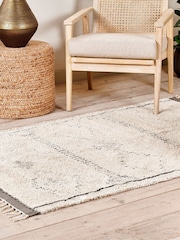Nkuku Natural Mureu Rectangular Rug - Image 3 of 5