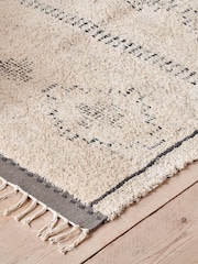 Nkuku Natural Mureu Rectangular Rug - Image 4 of 5