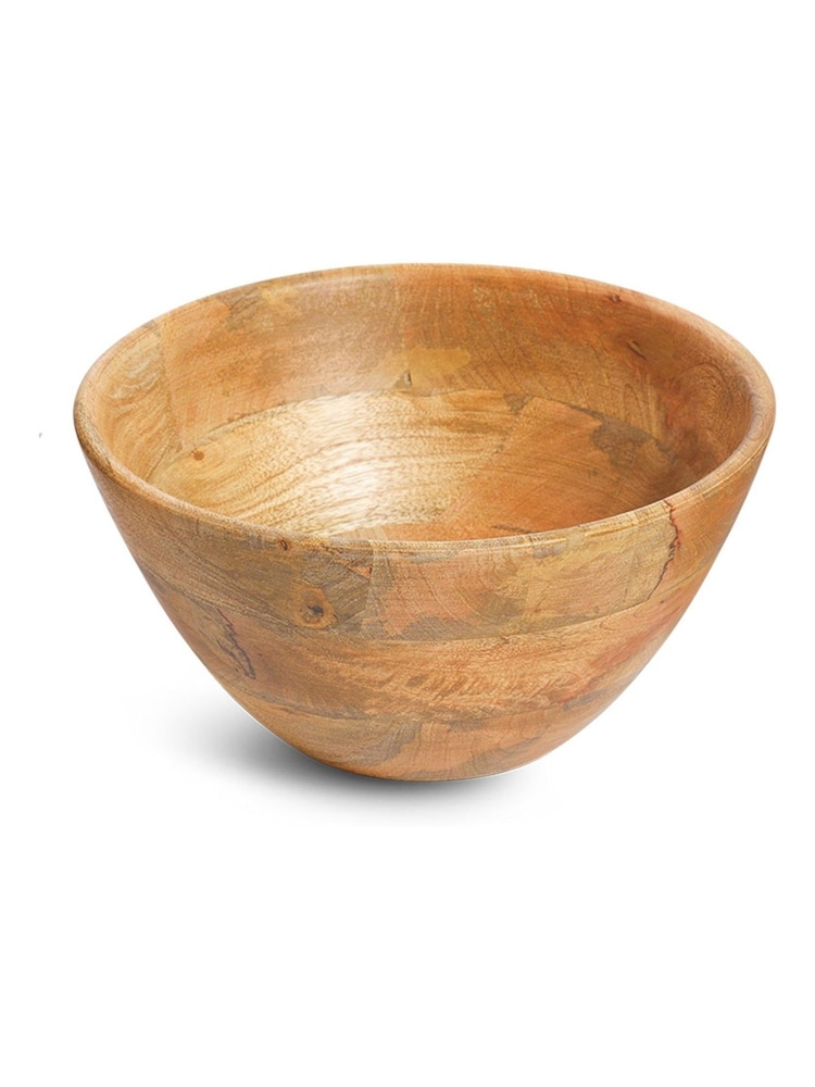 Nkuku Natural Indus Wooden Bowl - Image 5 of 5